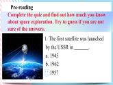 Unit 6 Space and Beyond Understanding ideas 课件