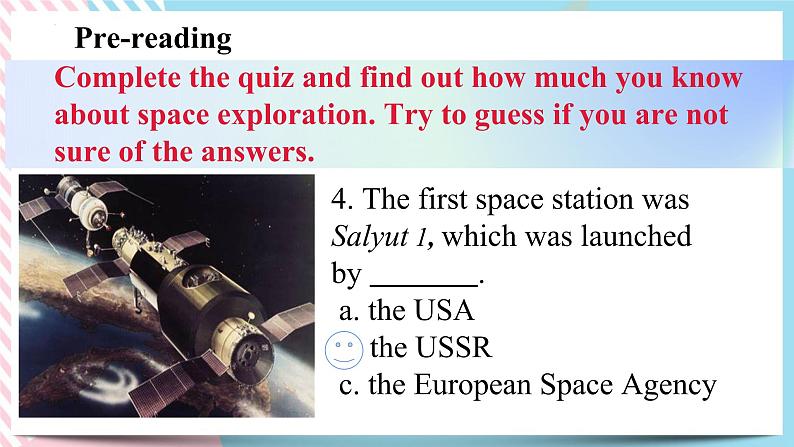 Unit 6 Space and Beyond Understanding ideas 课件07