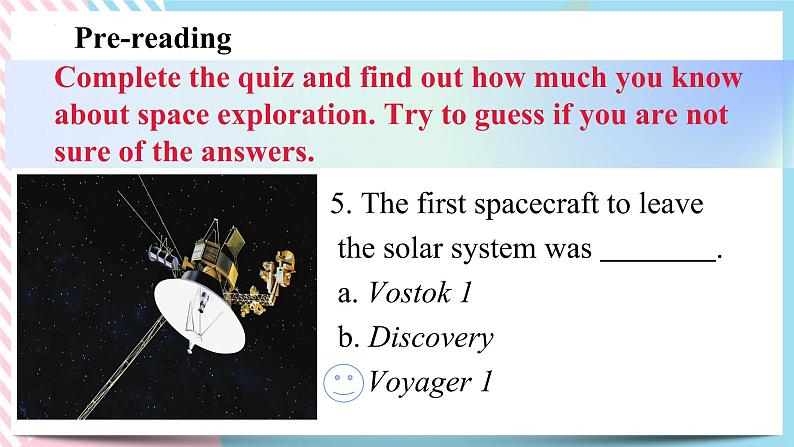 Unit 6 Space and Beyond Understanding ideas 课件08