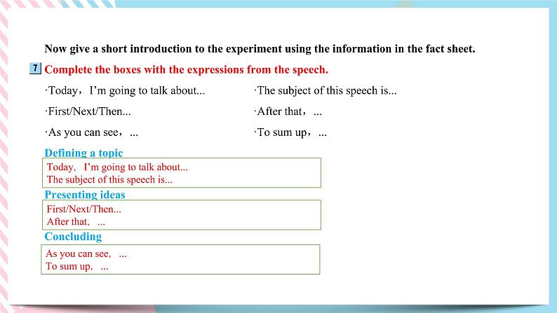 Unit 1 Face values  Using language(2)课件06