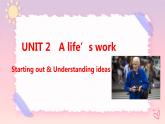 Unit 2 A life's work  Starting out & Understanding ideas课件