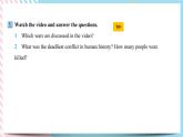 Unit 3 War and peace  Starting out & Understanding ideas課件