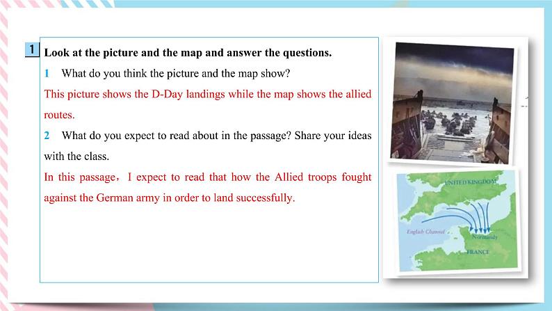 Unit 3 War and peace  Starting out & Understanding ideas课件08