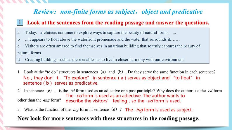 Unit 5 Learning from Nature  Using language课件02