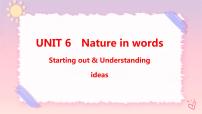 英语选择性必修 第三册Unit 6 Nature in words精品ppt课件