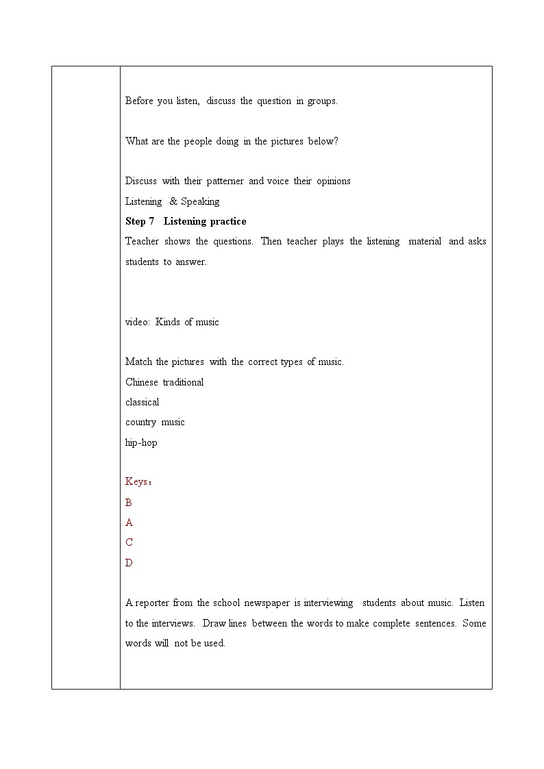 人教版英语必修二 Unit5 Music  (第1课时)课件（送教案练习）03