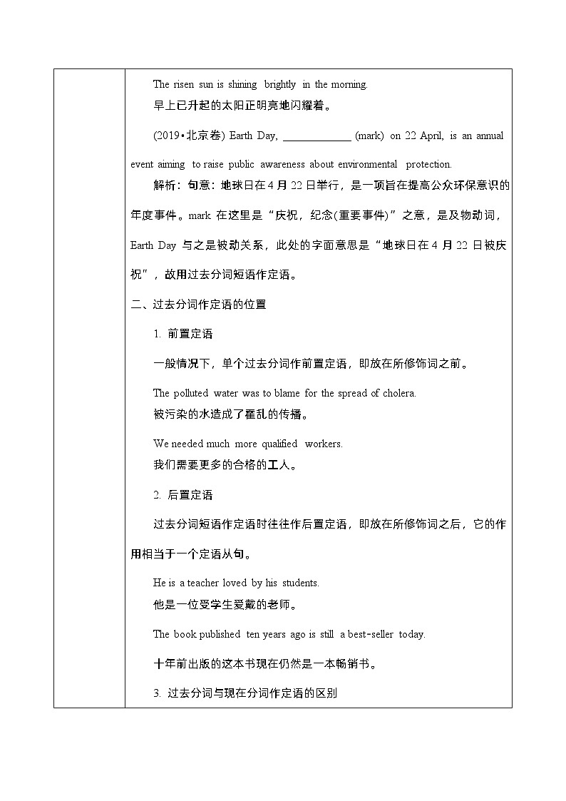 Unit4 History and traditions （第3课时）教案第2页