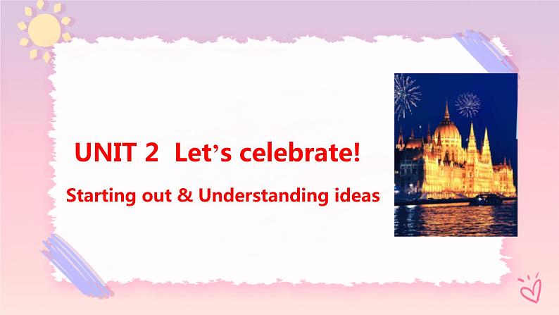 Unit 2 Let’s celebrate  Starting out & Understanding ideas课件01