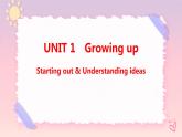 Unit 1 Growing up Starting out & Understanding ideas课件