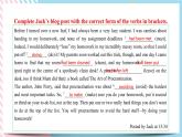 Unit 2 Improving yourself Using language 課件