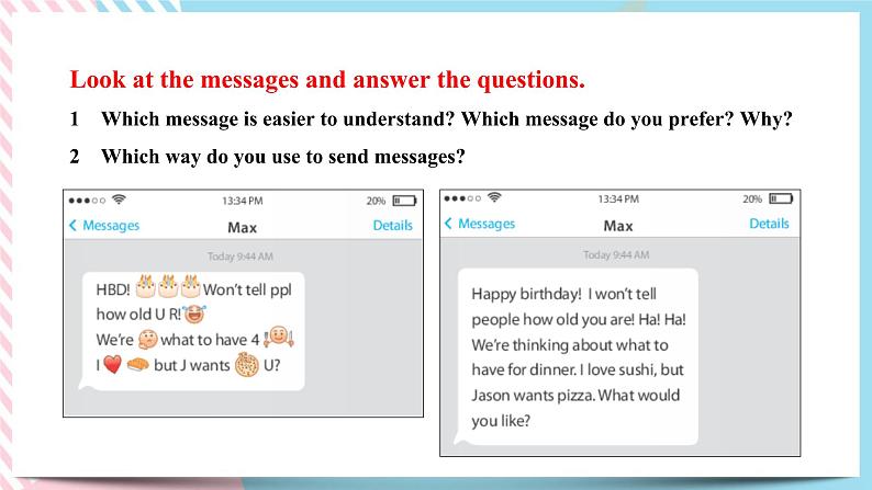 Unit 3 Times change Developing ideas & Presenting ideas课件04