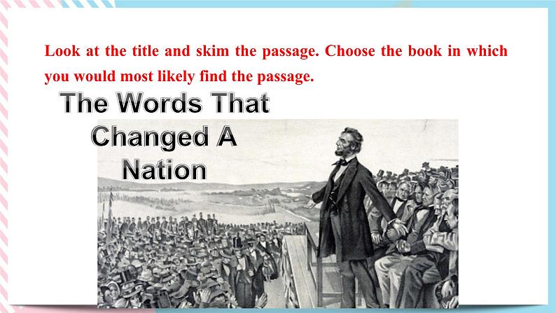 Unit 4 breaking boundaries Developing ideas & Presenting ideas课件07