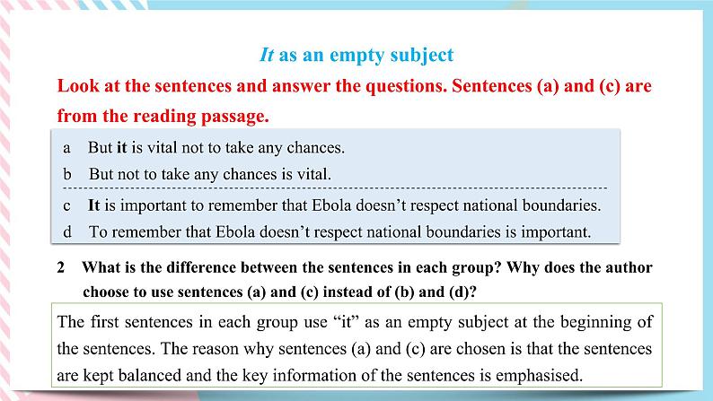 Unit 4 breaking boundaries Using language 课件第3页