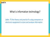 Unit 4 Information technology Topic talk 課件-高一英語北師大版（2019）必修2