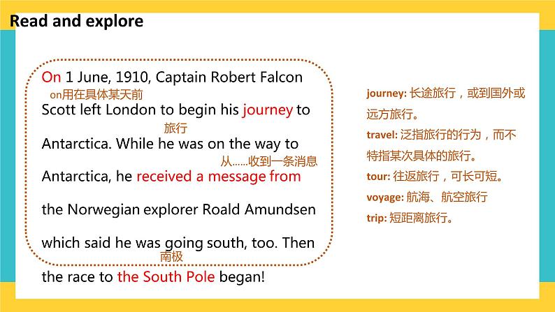 unit 5 Humans and nature Lesson 3 Race to the pole（2）-课件-高一英语北师大版（2019）必修207