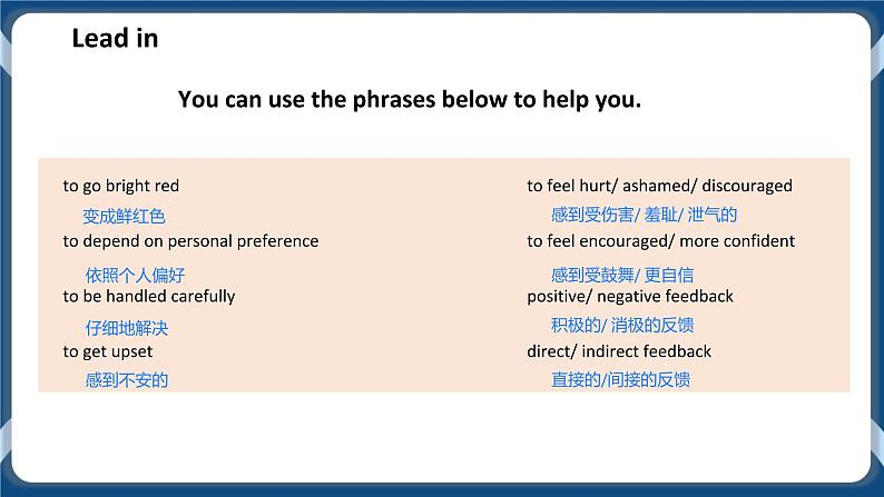 Unit 1 Relationships Lesson 2 How do we like teachers ' feedback-课件-北师大版（2019）选择性必修第一册第6页