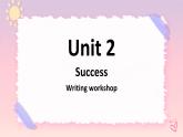 Unit 2 Success Writing workshop 课件-北师大版（2019）选择性必修第一册