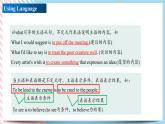 Unit 4 Meeting the Muse  Using language高二英語上學(xué)期（外研版2019選擇性必修第一冊）課件PPT