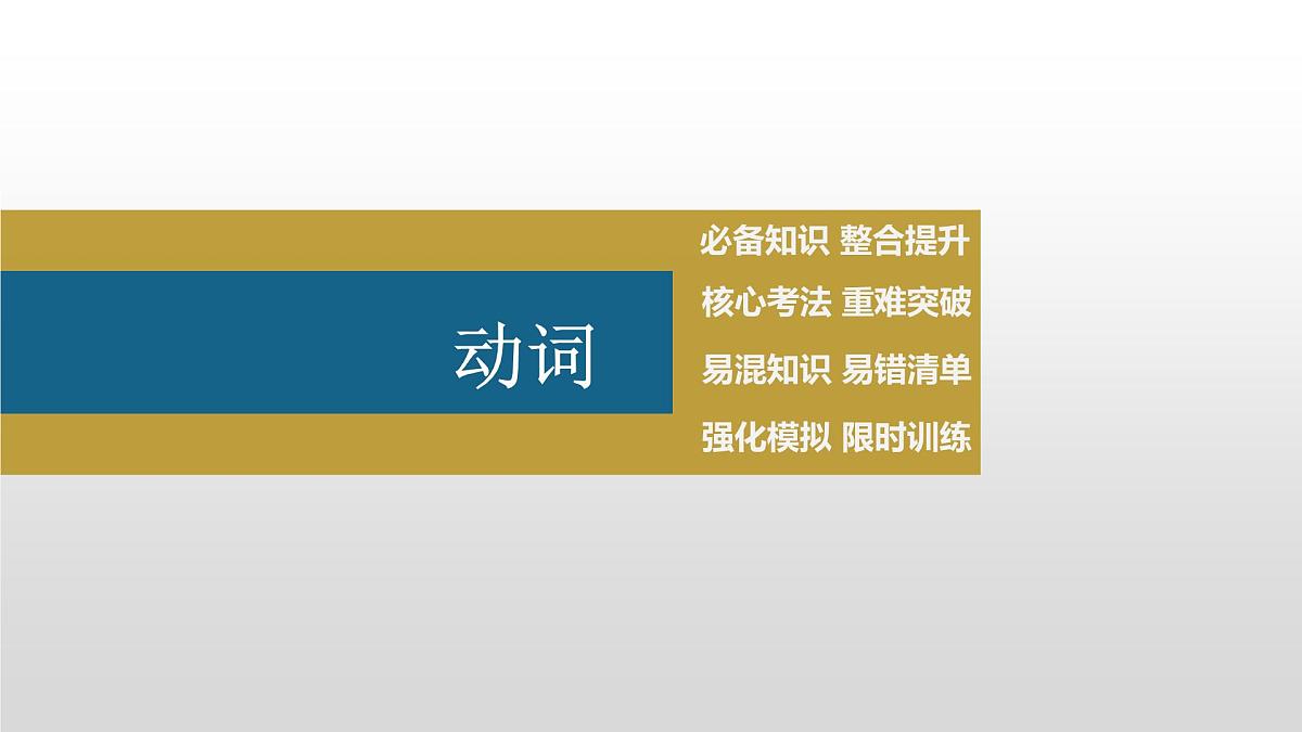 2023年高考英语一轮专题复习语法精讲：动词(5) 易混知识、模拟训练 课件第2页