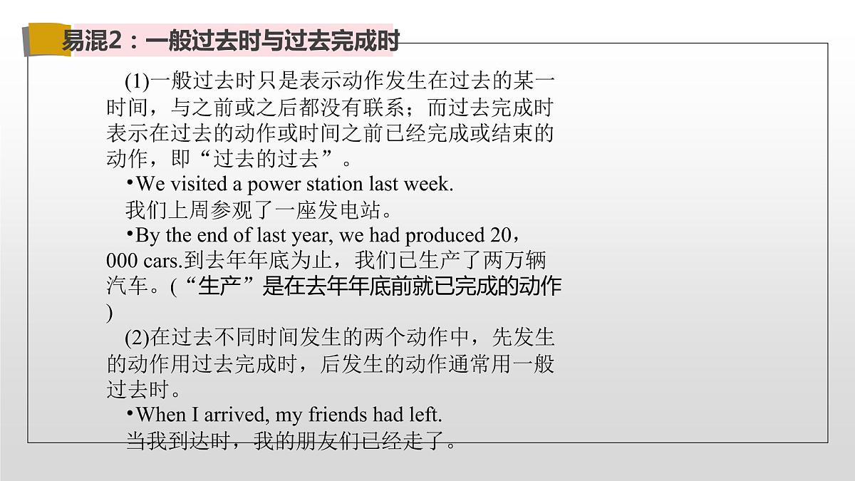 2023年高考英语一轮专题复习语法精讲：动词(5) 易混知识、模拟训练 课件第6页
