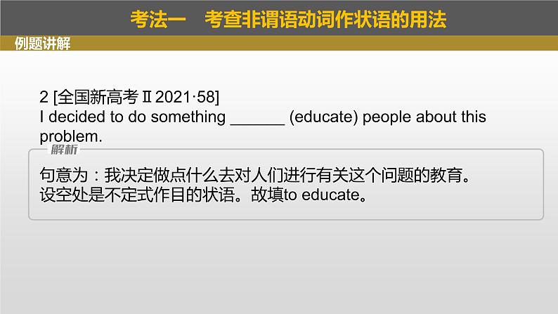 2023年高考英语一轮专题复习语法精讲：非谓语动词(3) 课件06