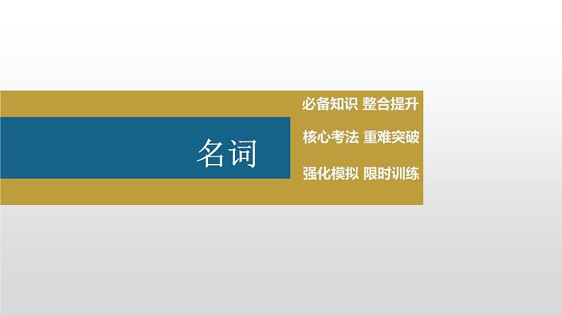 2023年高考英语一轮专题复习语法精讲：名词(1) 课件第2页