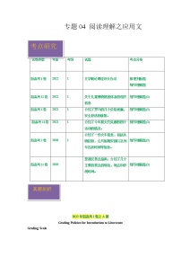 2020-2022年新高考英语真题汇编专题04阅读理解之应用文（Word版附解析）