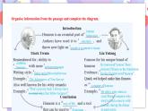 Unit 1 Laugh out loud Developing ideas & Presenting ideas课件