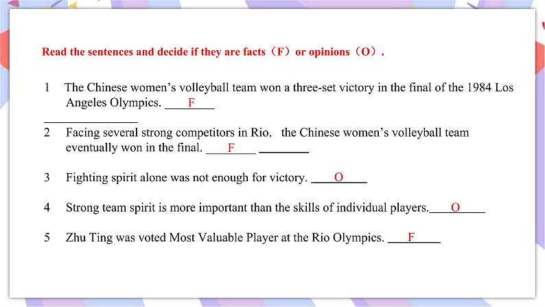 Unit 3 Fasterhigherstronger Developing ideas & Presenting ideas课件05