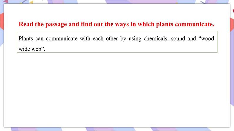 Unit 5 Revealing nature Developing ideas & Presenting ideas课件05