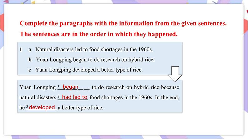 Unit 5 Revealing nature Using language课件05