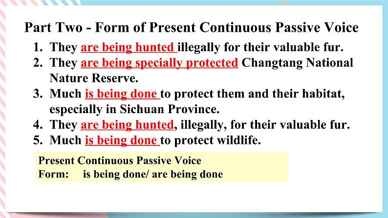 Unit 2 Wildlife Protection Discovering useful structure 课件08