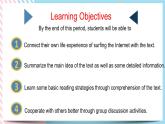 Unit 3 The Internet  Reading and Thinking 課件