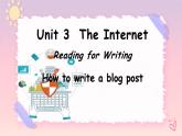Unit 3 The Internet Reading for Writing 课件