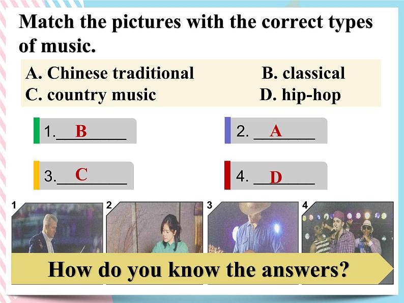 Unit 5 Music  Listening and Speaking 课件07