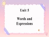 Unit 5 Music Words and expressions 课件