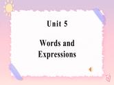 Unit 5 Music Words and expressions 课件
