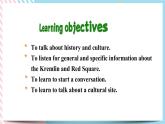 Unit 1 Cultural HeritageListening and Talking 课件