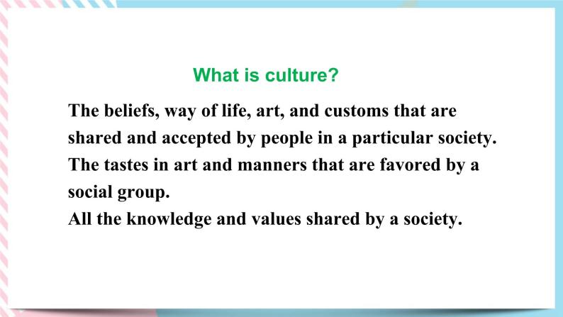 Unit 1 Cultural HeritageListening and Talking 课件04