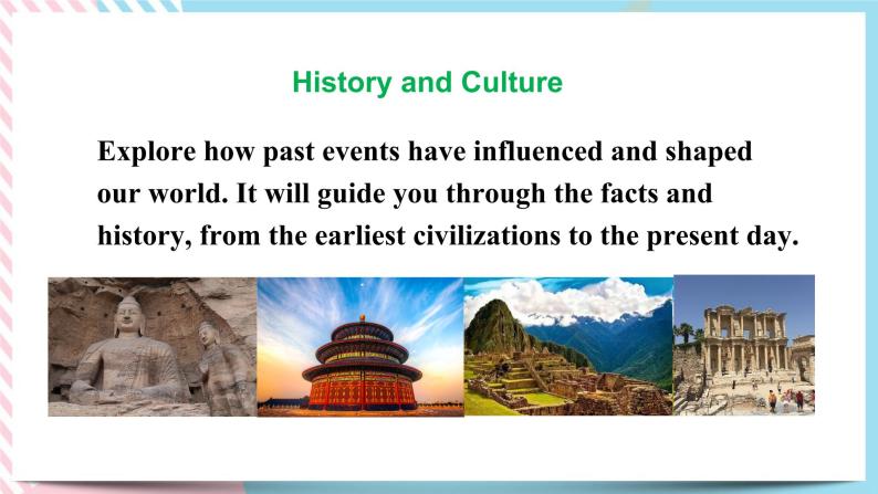 Unit 1 Cultural HeritageListening and Talking 课件05