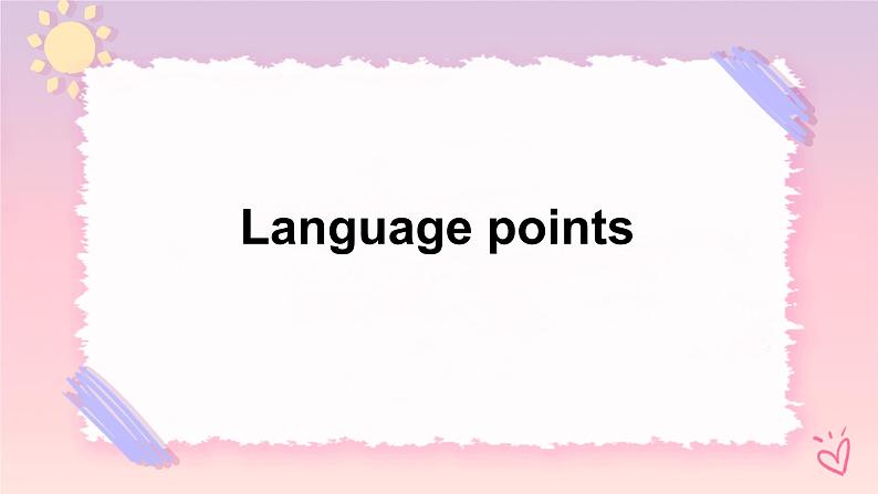 Language points 课件第1页