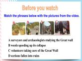 Unit 1 Cultural HeritageVideo Time 课件