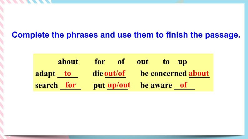 Unit 2 Wildlife ProtectionAssessing Your Progress 课件第6页