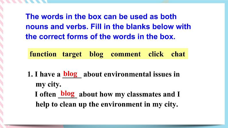 Unit 3 The internetAssessing Your Progress & Project 课件03