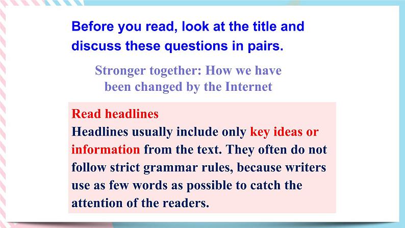 Reading and Thinking 课件第4页