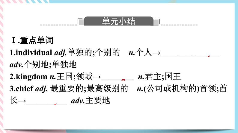 Unit 4 History and traditionds Assessing Your Progress & Video Time 课件02