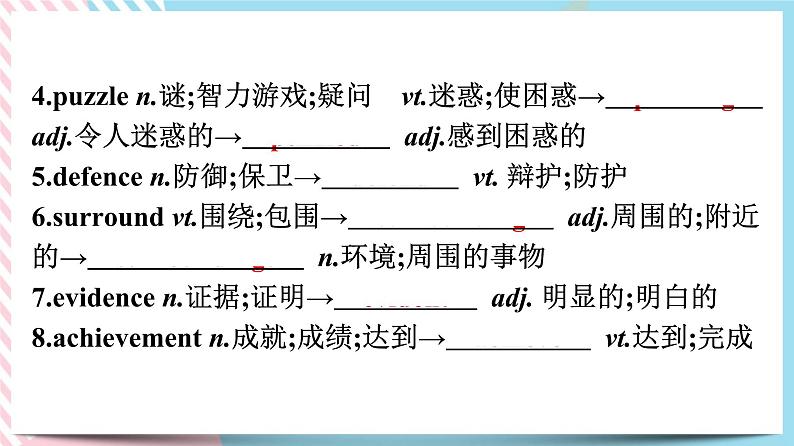 Unit 4 History and traditionds Assessing Your Progress & Video Time 课件03