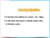 Unit 4 History and traditions Project 课件