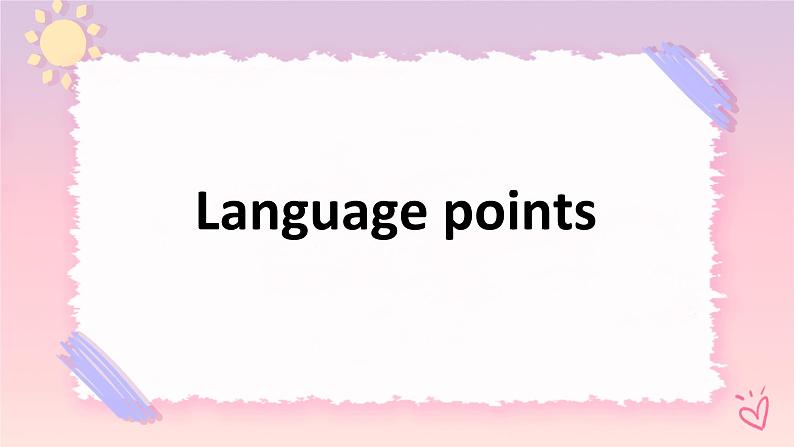 Language points 课件第1页