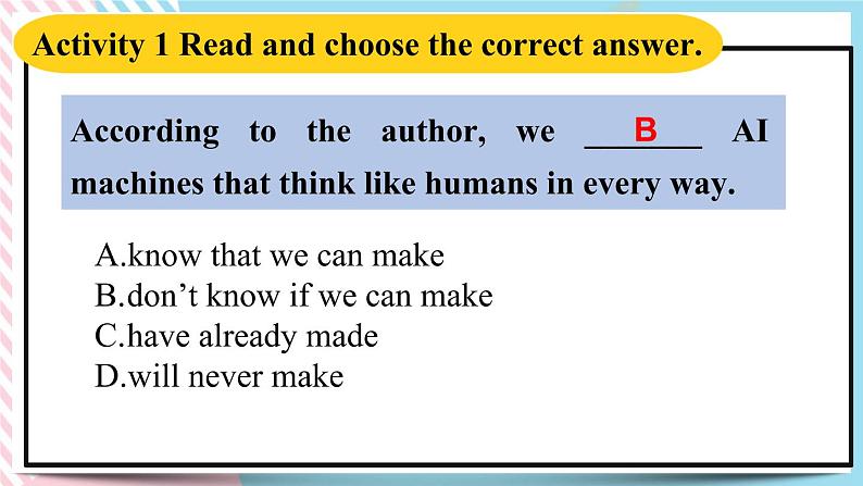 Unit 1 Science and Scientists Using language Reading & Writing 课件06